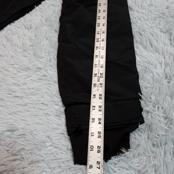 Swiss Tech Womens Jacket Windbreaker Black XL Kangaroo Pockets Liner Cinch Waist - Picture 15 of 15